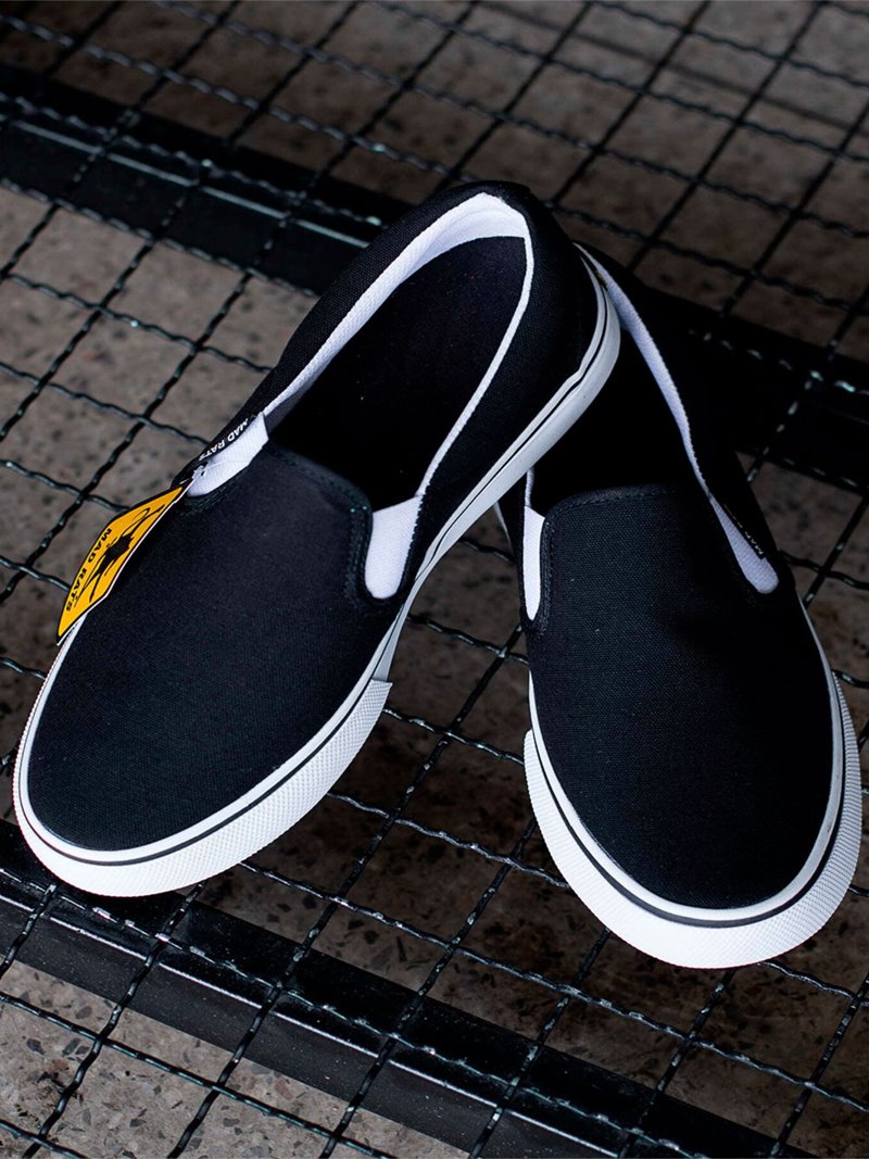 Tênis Mad Rats Skate Slip On Black