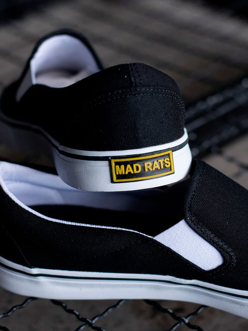 Tênis Mad Rats Slip On - Onça - Bege