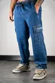 Calça Cargo Sarja Flagrante Base Reta