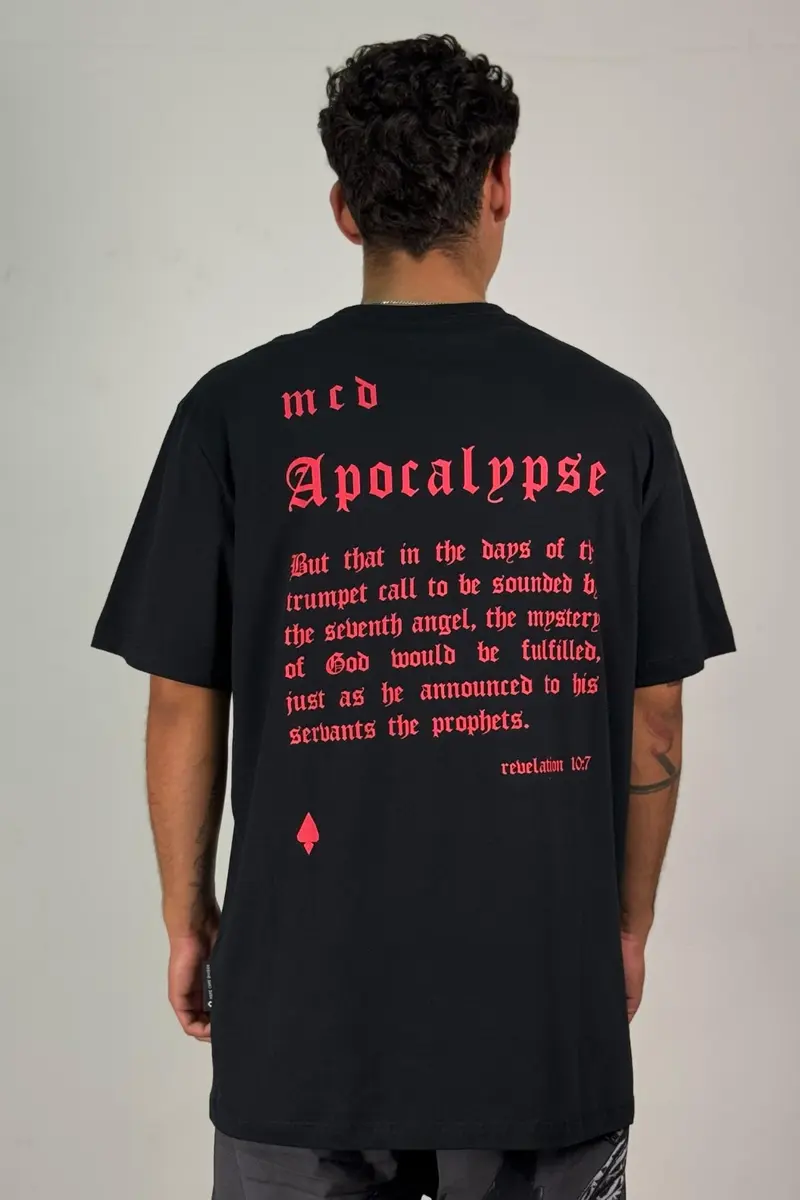 BABYL RED MOON APOCALYPSE限定 Tシャツ M Camiseta Regular MCD Fogo Apocalipse - Camiseta Regular MCD Fogo