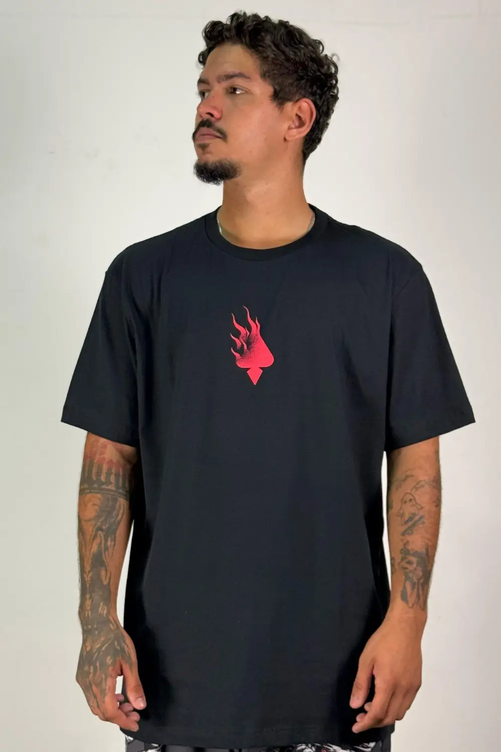 Camiseta Regular MCD Fogo Apocalipse - Camiseta Regular MCD Fogo