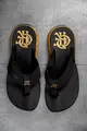 Sandália Kenner Original Rakka Flamengo  Preto Dourado