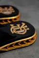 Sandália Kenner Original Rakka Flamengo  Preto Dourado