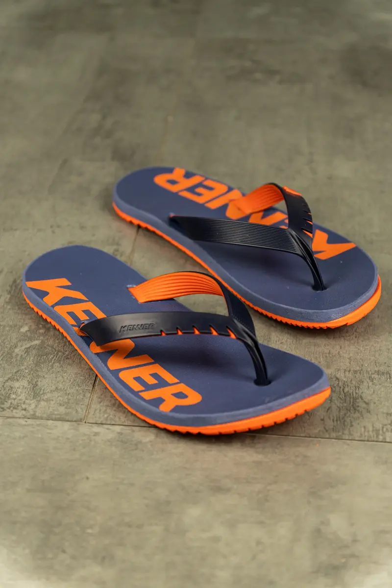 Sandália Kenner Original Red Azul Marinho Laranja