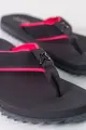 Sandália Kenner Original Kivah DKS Preto Black Vermelho