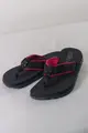 Sandália Kenner Original Kivah DKS Preto Black Vermelho