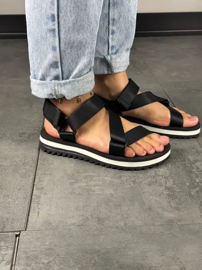 Sandália Kenner Original Kali DIP Preto Branco