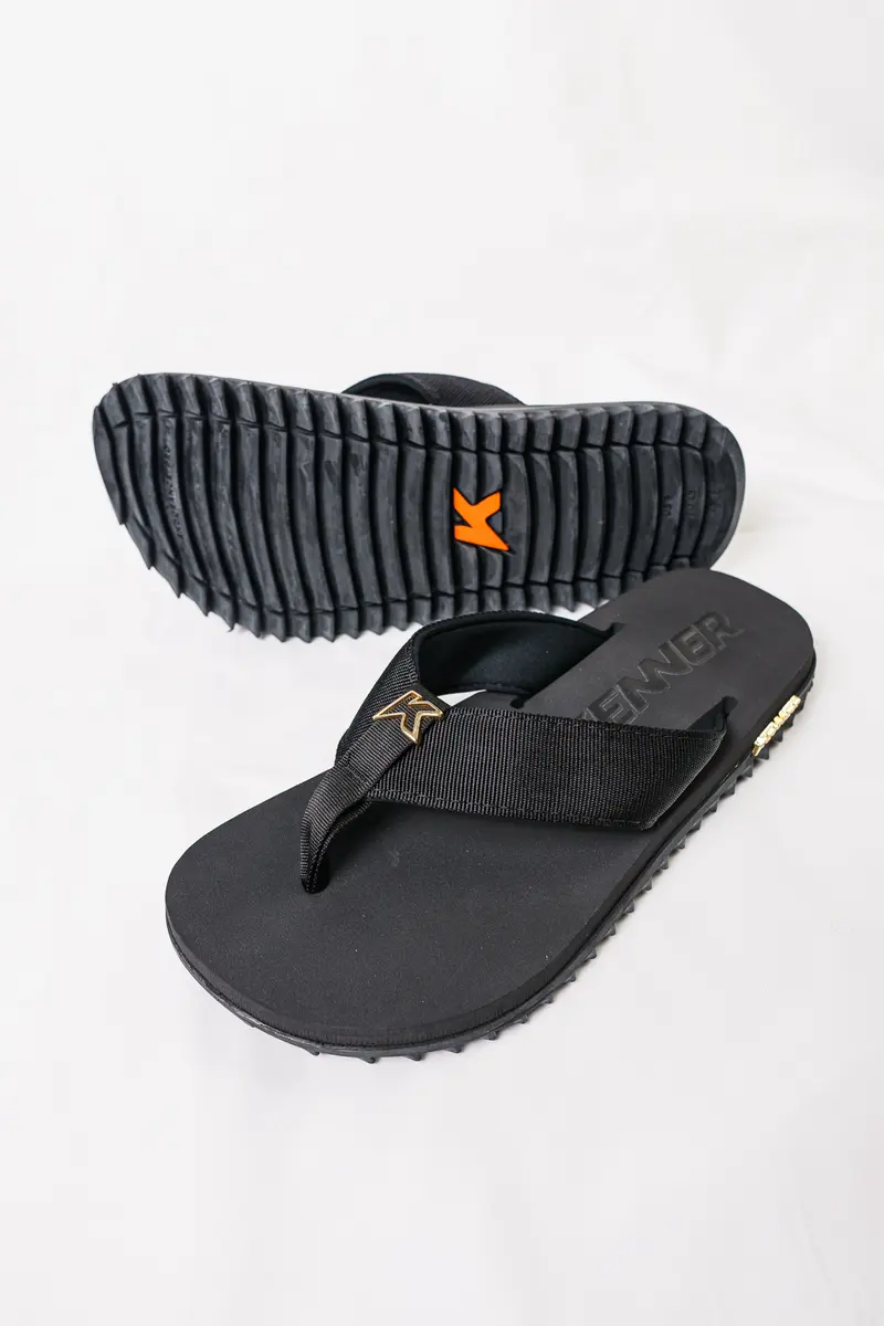 Sandália Kenner Original Kivah Gold Preto