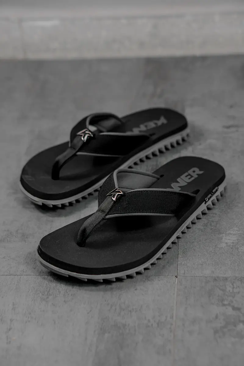 Sandália Kenner Original Kivah DKS Preto Cinza