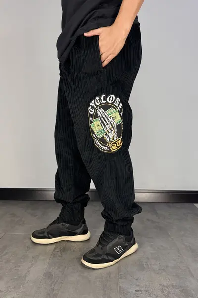 Calça Cyclone Original Veludo Relax Skull Dollar