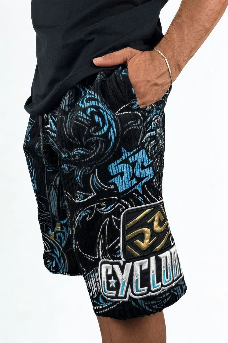 Bermuda Cyclone Veludo Est Tribal Shark