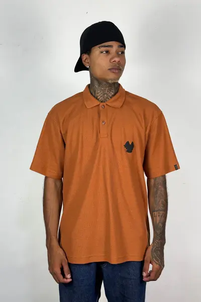 Camisa Polo Logo Carvâo