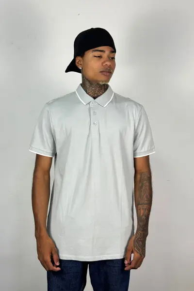 Camiseta Polo Masc Pk Alg